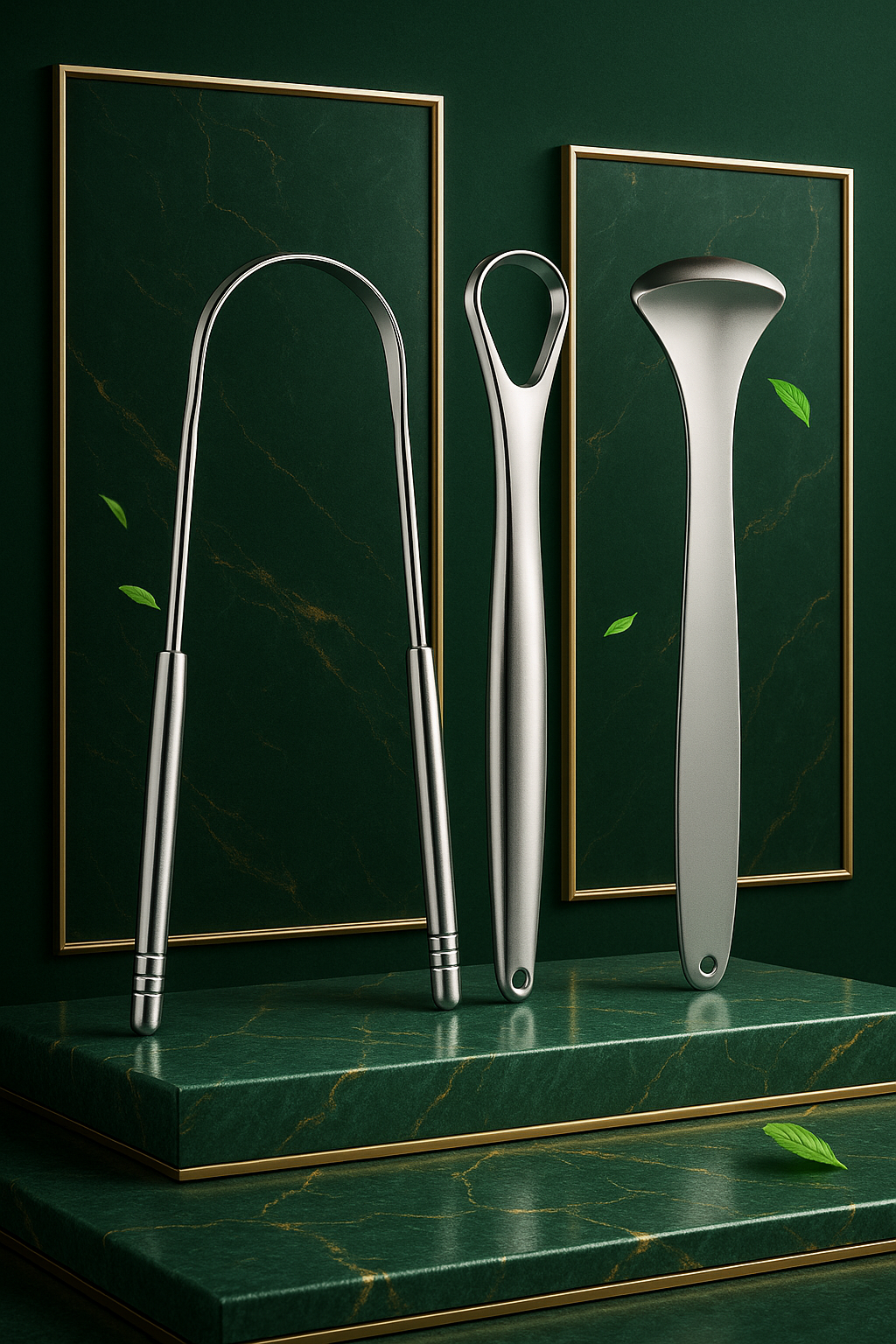 Stainless Steel Tongue Scraper